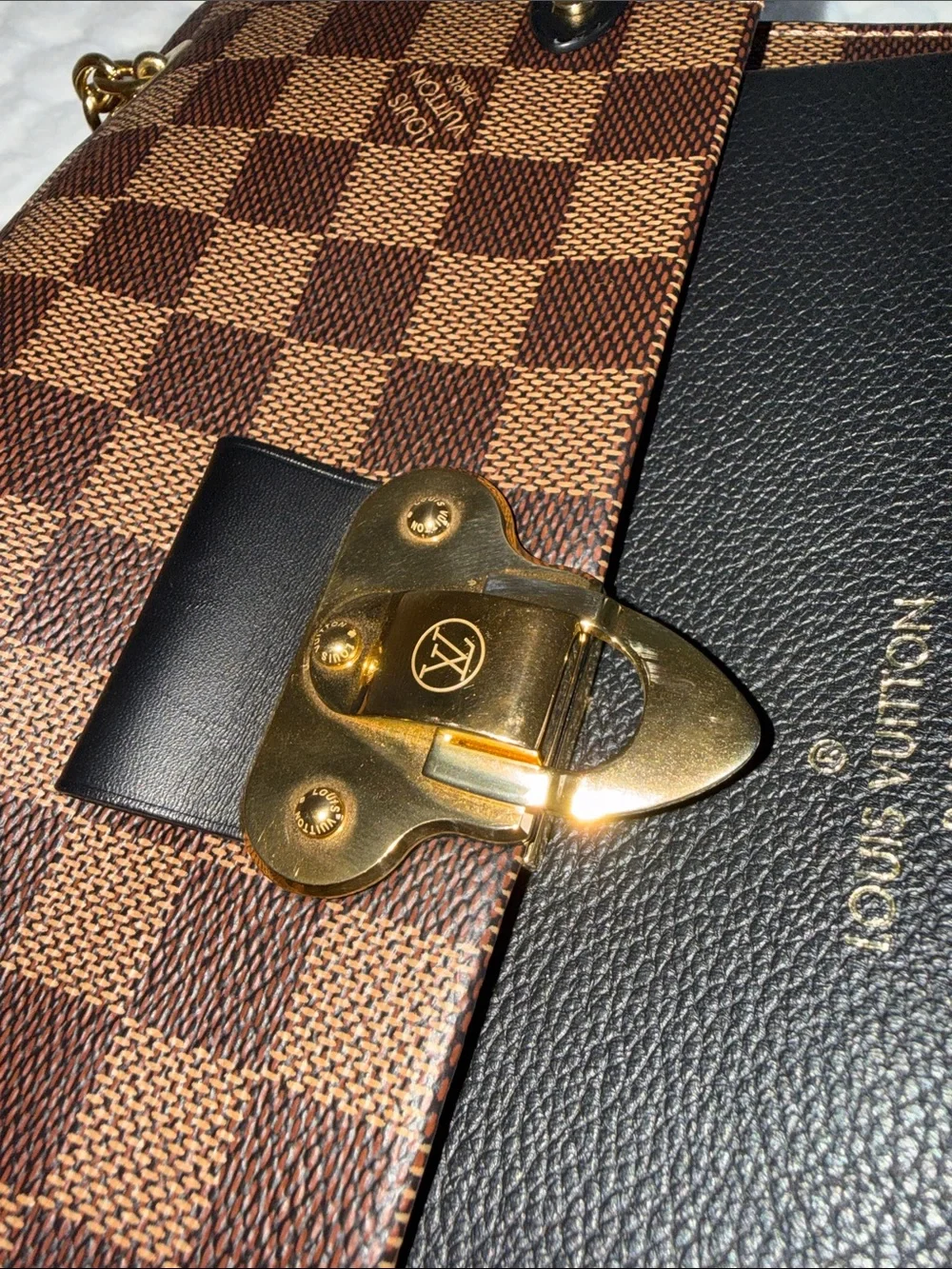 Louis Vuitton Vavin PM Damier Ebene Noir-Authentic-EUC